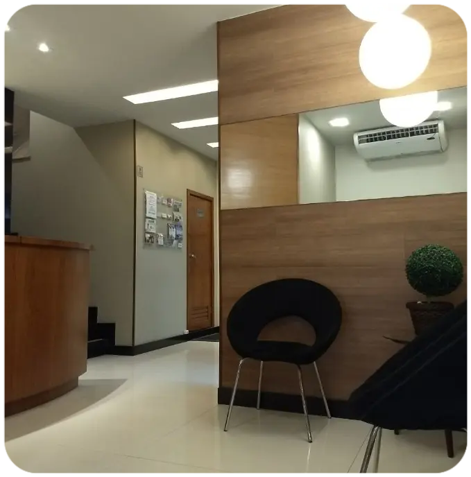 Recepção da Wassermans Empreendimentos Imobiliários Recepção do Edifíco REgina Behar local da Wassermans Empreendimentos Imobiliários